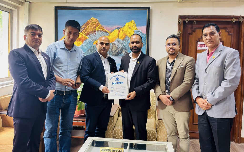 पर्यटन मन्त्रालयमा महासंघको ११ बुँदे ज्ञापनपत्र